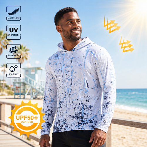 Men’s UPF 50+ Swim & Outdoor Sun Hoodie