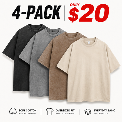 Loose-Fit Cotton T-Shirts