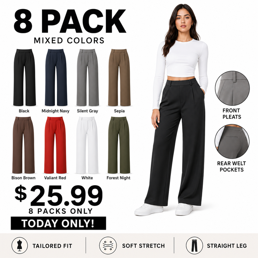 ⏰Big Spring Sale!The Everyday Comfort Pants™ Flattering Stretch Pants Designed For Real Women