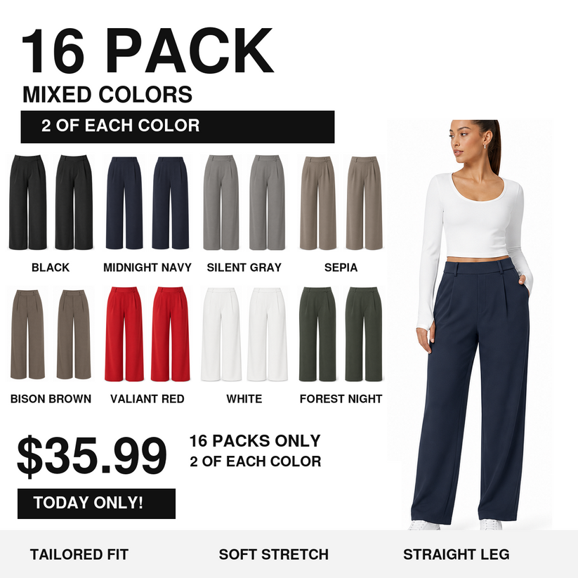 ⏰Big Spring Sale!The Everyday Comfort Pants™ Flattering Stretch Pants Designed For Real Women
